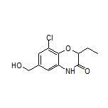 8-Chloro-2-ethyl-6-(hydroxymethyl)-2H-benzo[b][1,4]oxazin-3(4H)-one