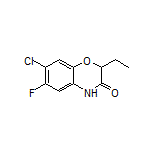 7-Chloro-2-ethyl-6-fluoro-2H-benzo[b][1,4]oxazin-3(4H)-one