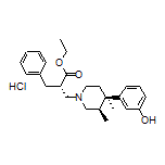 Ethyl (S)-2-Benzyl-3-[(3R,4R)-4-(3-hydroxyphenyl)-3,4-dimethyl-1-piperidyl]propanoate Hydrochloride