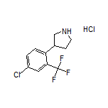 3-[4-Chloro-2-(trifluoromethyl)phenyl]pyrrolidine Hydrochloride