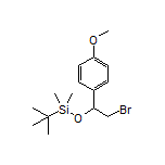 [2-Bromo-1-(4-methoxyphenyl)ethoxy](tert-butyl)dimethylsilane