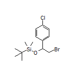 [2-Bromo-1-(4-chlorophenyl)ethoxy](tert-butyl)dimethylsilane