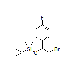 [2-Bromo-1-(4-fluorophenyl)ethoxy](tert-butyl)dimethylsilane