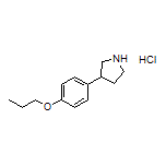 3-(4-Propoxyphenyl)pyrrolidine Hydrochloride