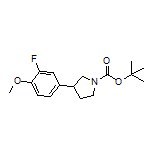 1-Boc-3-(3-fluoro-4-methoxyphenyl)pyrrolidine