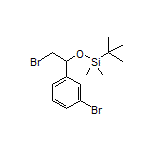 [2-Bromo-1-(3-bromophenyl)ethoxy](tert-butyl)dimethylsilane