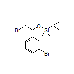 (R)-[2-Bromo-1-(3-bromophenyl)ethoxy](tert-butyl)dimethylsilane