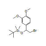 [2-Bromo-1-(3,4-dimethoxyphenyl)ethoxy](tert-butyl)dimethylsilane