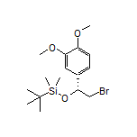 (R)-[2-Bromo-1-(3,4-dimethoxyphenyl)ethoxy](tert-butyl)dimethylsilane