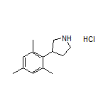 3-(2,4,6-Trimethylphenyl)pyrrolidine Hydrochloride