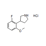 3-(2-Fluoro-6-methoxyphenyl)pyrrolidine Hydrochloride