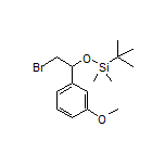 [2-Bromo-1-(3-methoxyphenyl)ethoxy](tert-butyl)dimethylsilane