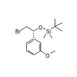 (R)-[2-Bromo-1-(3-methoxyphenyl)ethoxy](tert-butyl)dimethylsilane