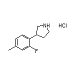 3-(2-Fluoro-4-methylphenyl)pyrrolidine Hydrochloride