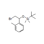 [2-Bromo-1-(o-tolyl)ethoxy](tert-butyl)dimethylsilane