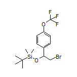 [2-Bromo-1-[4-(trifluoromethoxy)phenyl]ethoxy](tert-butyl)dimethylsilane