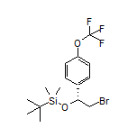 (R)-[2-Bromo-1-[4-(trifluoromethoxy)phenyl]ethoxy](tert-butyl)dimethylsilane