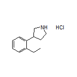 3-(2-Ethylphenyl)pyrrolidine Hydrochloride