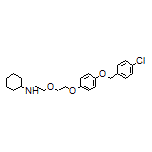 N-[2-[2-[4-[(4-Chlorobenzyl)oxy]phenoxy]ethoxy]ethyl]cyclohexanamine