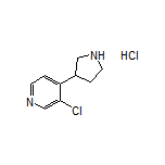 3-Chloro-4-(3-pyrrolidinyl)pyridine Hydrochloride