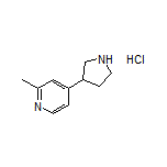 2-Methyl-4-(pyrrolidin-3-yl)pyridine Hydrochloride