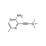 5-Methyl-3-[(trimethylsilyl)ethynyl]pyrazin-2-amine