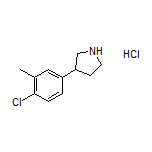 3-(4-Chloro-3-methylphenyl)pyrrolidine Hydrochloride