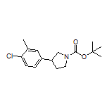 1-Boc-3-(4-chloro-3-methylphenyl)pyrrolidine