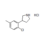 3-(2-Chloro-5-methylphenyl)pyrrolidine Hydrochloride