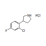 3-(2-Chloro-4-fluorophenyl)pyrrolidine Hydrochloride