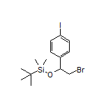 [2-Bromo-1-(4-iodophenyl)ethoxy](tert-butyl)dimethylsilane