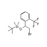 [2-Bromo-1-[2-(trifluoromethyl)phenyl]ethoxy](tert-butyl)dimethylsilane