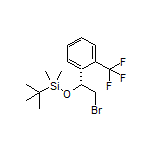 (R)-[2-Bromo-1-[2-(trifluoromethyl)phenyl]ethoxy](tert-butyl)dimethylsilane