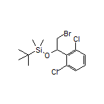 [2-Bromo-1-(2,6-dichlorophenyl)ethoxy](tert-butyl)dimethylsilane