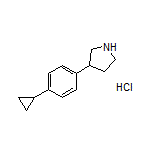 3-(4-Cyclopropylphenyl)pyrrolidine Hydrochloride