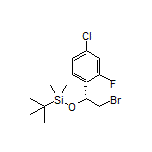 (R)-[2-Bromo-1-(4-chloro-2-fluorophenyl)ethoxy](tert-butyl)dimethylsilane