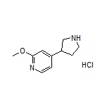 2-Methoxy-4-(pyrrolidin-3-yl)pyridine Hydrochloride