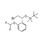 (R)-[2-Bromo-1-[2-(difluoromethoxy)phenyl]ethoxy](tert-butyl)dimethylsilane