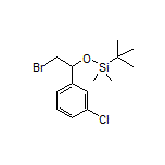 [2-Bromo-1-(3-chlorophenyl)ethoxy](tert-butyl)dimethylsilane