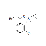 (R)-[2-Bromo-1-(3-chlorophenyl)ethoxy](tert-butyl)dimethylsilane