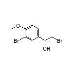 2-Bromo-1-(3-bromo-4-methoxyphenyl)ethanol