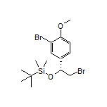 (R)-[2-Bromo-1-(3-bromo-4-methoxyphenyl)ethoxy](tert-butyl)dimethylsilane