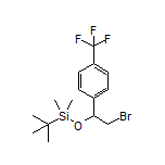 [2-Bromo-1-[4-(trifluoromethyl)phenyl]ethoxy](tert-butyl)dimethylsilane