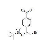 [2-Bromo-1-(4-nitrophenyl)ethoxy](tert-butyl)dimethylsilane