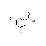 6-Bromo-4-chloropyridine-2-carboxylic Acid