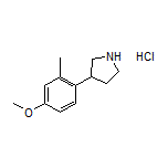 3-(4-Methoxy-2-methylphenyl)pyrrolidine Hydrochloride