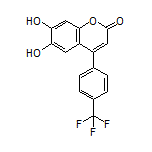 6,7-Dihydroxy-4-[4-(trifluoromethyl)phenyl]-2H-chromen-2-one