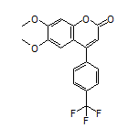 6,7-Dimethoxy-4-[4-(trifluoromethyl)phenyl]-2H-chromen-2-one