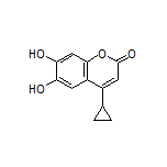 4-Cyclopropyl-6,7-dihydroxy-2H-chromen-2-one