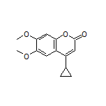 4-Cyclopropyl-6,7-dimethoxy-2H-chromen-2-one